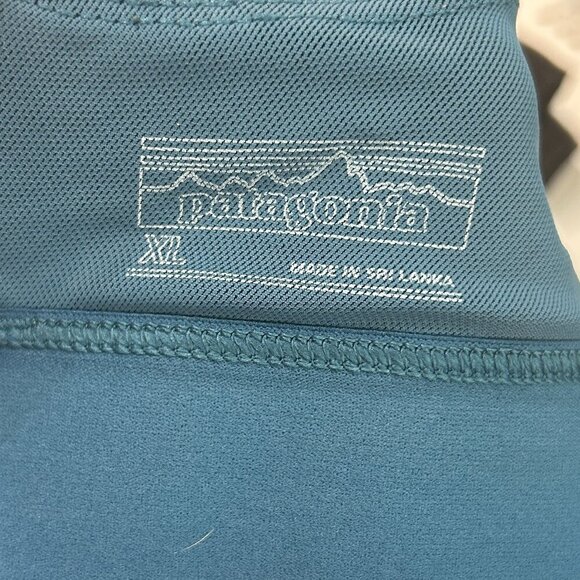 Patagonia Blue Switchback Sports Bra XL | Women’s Activewear Yoga Hiking Gym Top - Picture 6 of 8